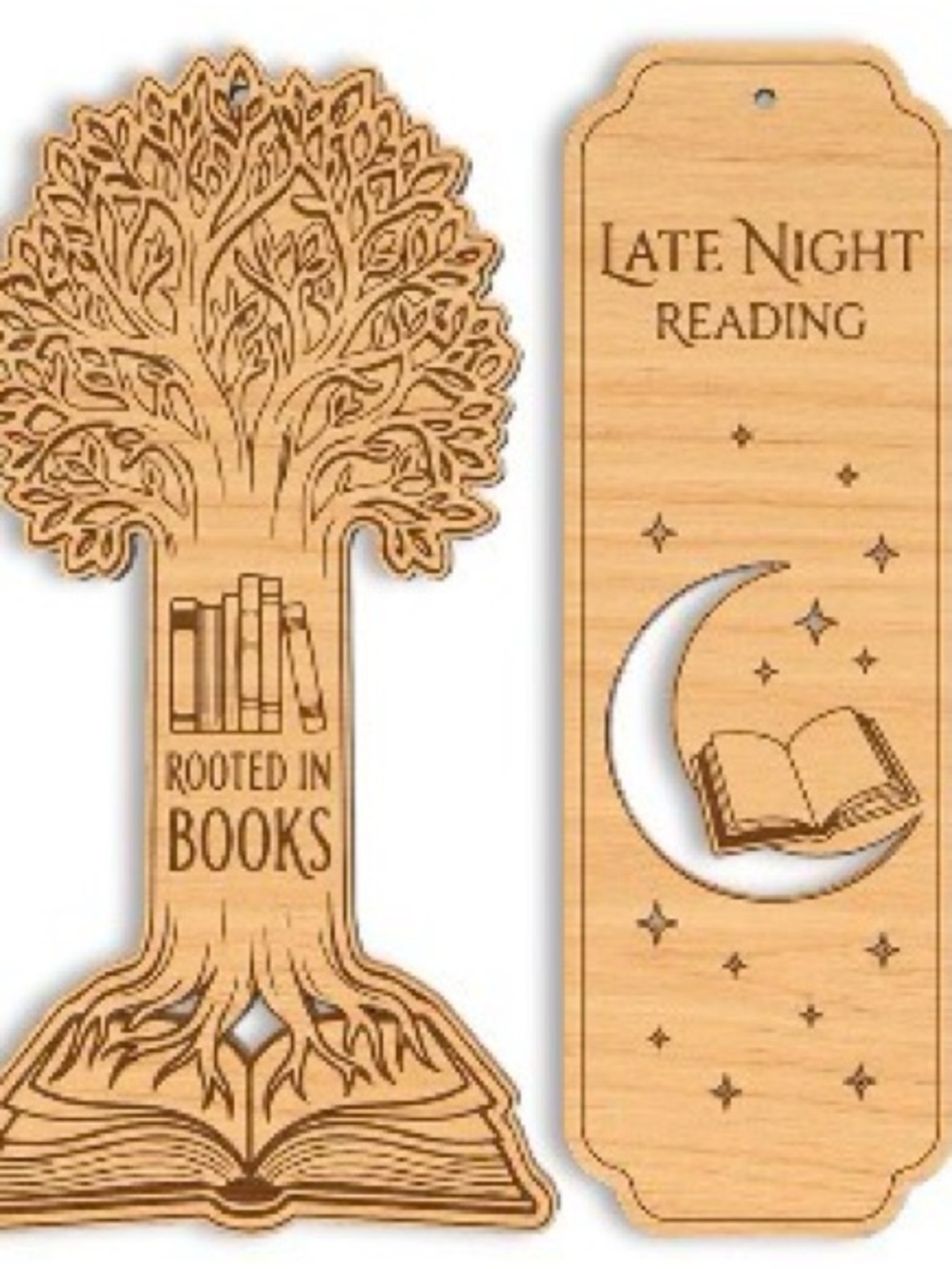 Handmade Wooden Bookmarks